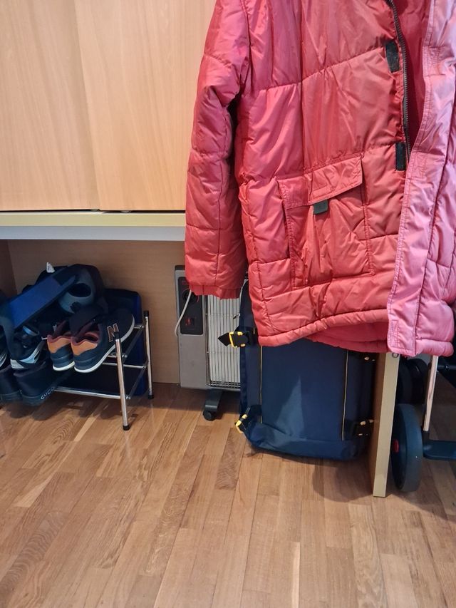 Anorak rojo acolchado