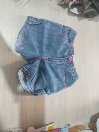 Shorts Jeans Bambina - Rosa