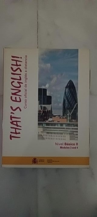 Curso de inglés That's English! A1,A2 y B1