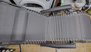 Tumbona Gris Plegable