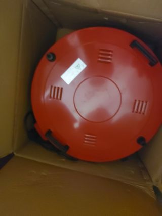Horno cocina rojo