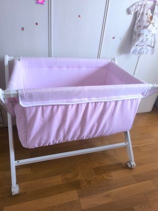 Mini cuna rosa - Cuna bebé