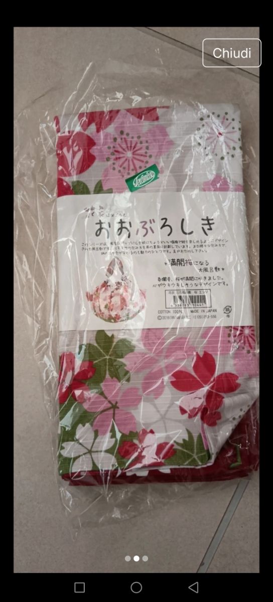 Tovaglia Giapponese - Rossa e Bianca