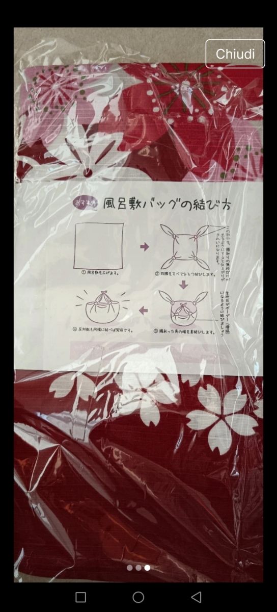 Tovaglia Giapponese - Rossa e Bianca