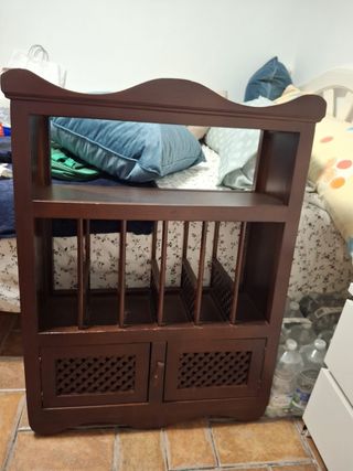 Estanteria escurreplatos madera