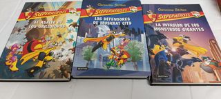 Cómics de Gerónimo Stilton. 15 los tres libros.