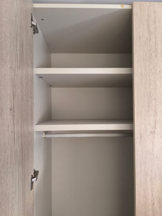 Armario ropero 4 puertas beige