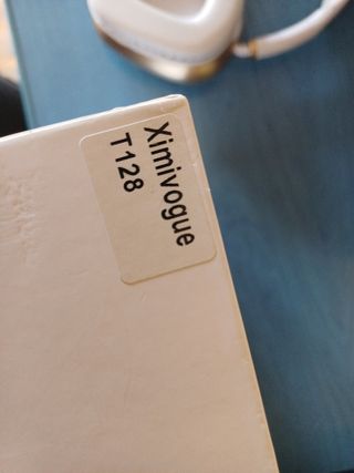 Cascos Ximivogue T128 -blancos y dorados