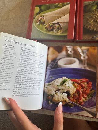 libro de receta , decoración , colección...