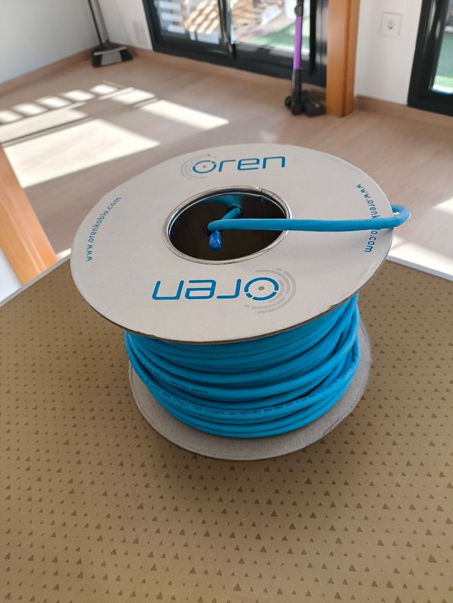 Cable CAT6A U/FTP Oren - Azul