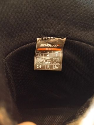 Botas moto piel marrón talla 36