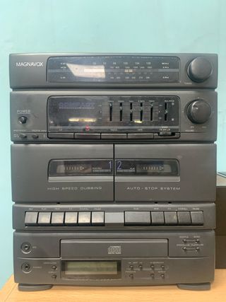 Minicadena Magnavox vintage