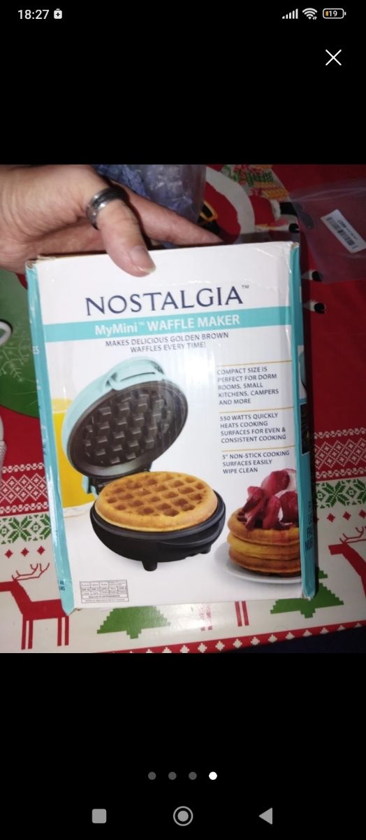 MyMini Nostalgia Mini Macchina per waffle