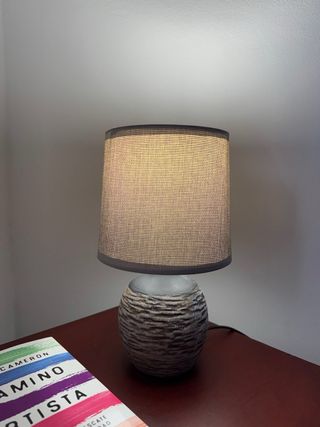 Lámpara mesita noche - Gris Beige