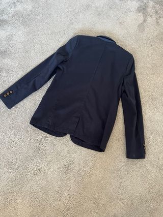 traje americana azul marino