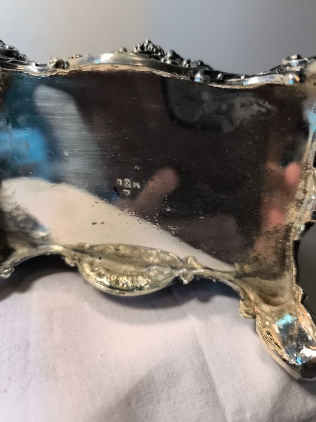 Caja platеаda  Art Nouveau alemana