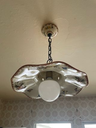 Lámpara cerámica vintage