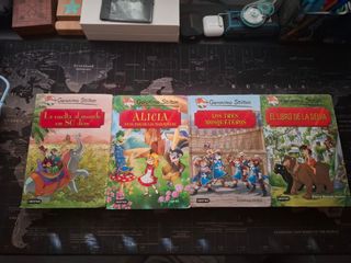 PACK DE 4 LIBROS INFANTILES DD GERONIMO STILTON