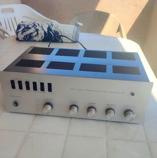 Tocadiscos Vieta con amplificador y altavoces