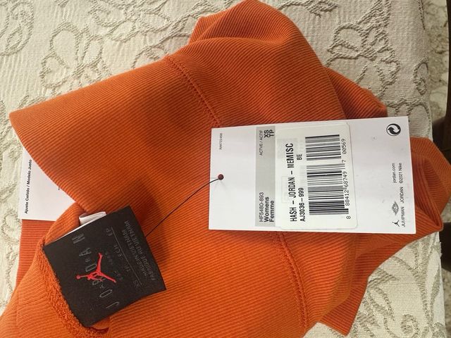 Shorts Jordan arancioni donna