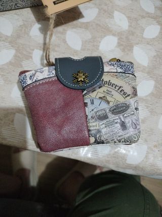 Monedero pequeño estampado