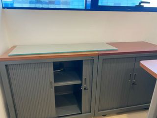 Muebles oficina Levira - Gris y marrón
precio unid