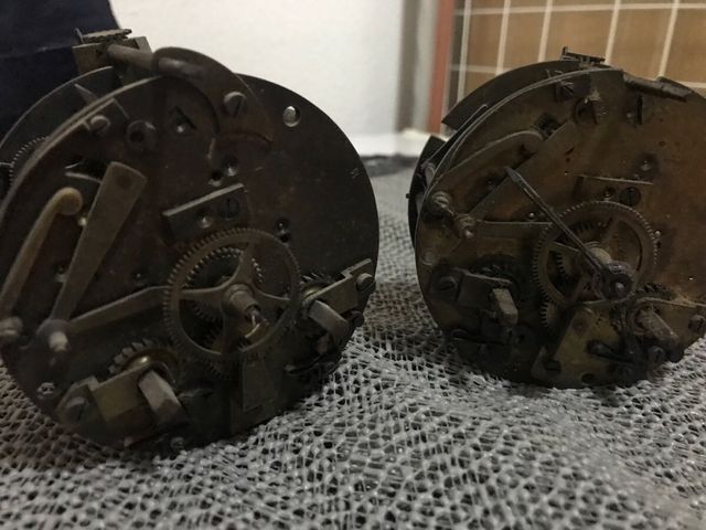 Máquinas reloj Paris: 2 medias