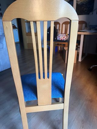 4 Sillas roble - Comedor