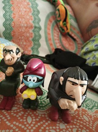 8 Figuras Pitufos y Villanos