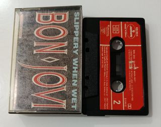 Bon Jovi - Slippery When Wet Cinta Cassette