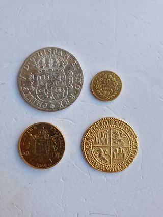 4 Monedas antiguas: réplicas