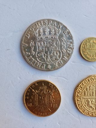 4 Monedas antiguas: réplicas