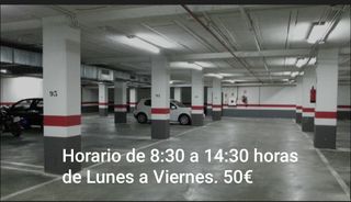 Alquiler plaza garaje horario reducido Jaén centro