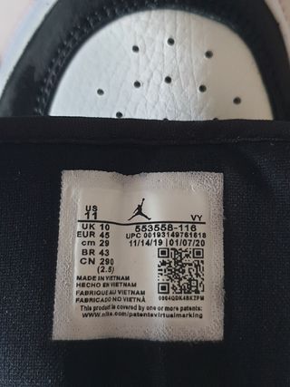 Nike Air Jordan 1 - Talla 45