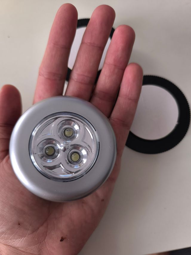 Luci LED adesive - 3 unità
