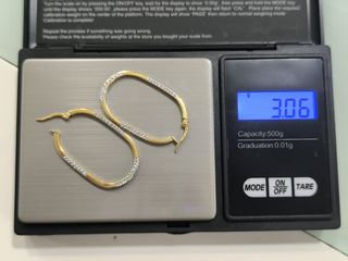 Aros oro 18k - oro amarillo y oro blanco