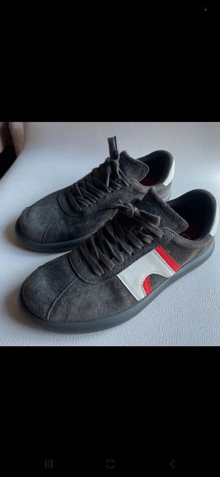 Zapatillas Camper grises - rojas