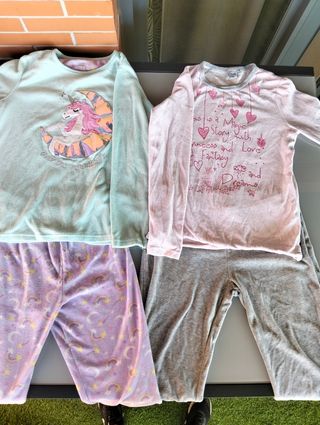Pijamas niña - Unicornio y corazones