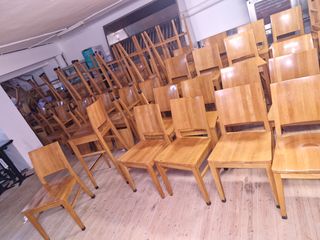 30 Sillas Madera Maciza