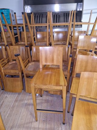 30 Sillas Madera Maciza