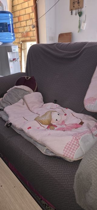 Saco silla bebé niña