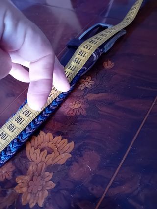 Cintura uomo casual blu e marrone