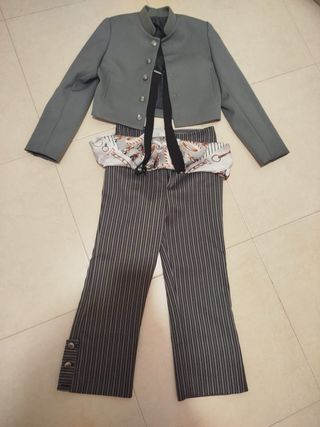Traje campero niño - gris
