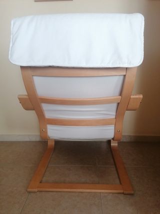 Silla  Mecedora Ikea beige