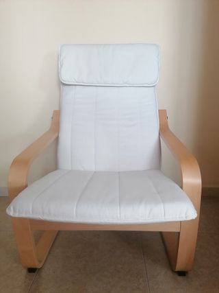 Silla  Mecedora Ikea beige