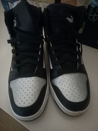Puma - Scarpe nere e argento