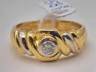 Anillo oro 18K diamante