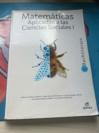 Libro matematicas 1 bachillerato