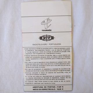 WWF ticket 1993 rare show portugal prowrestling un