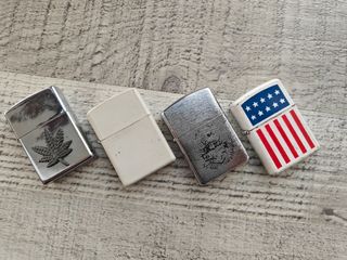 4 accendini Zippo vintage